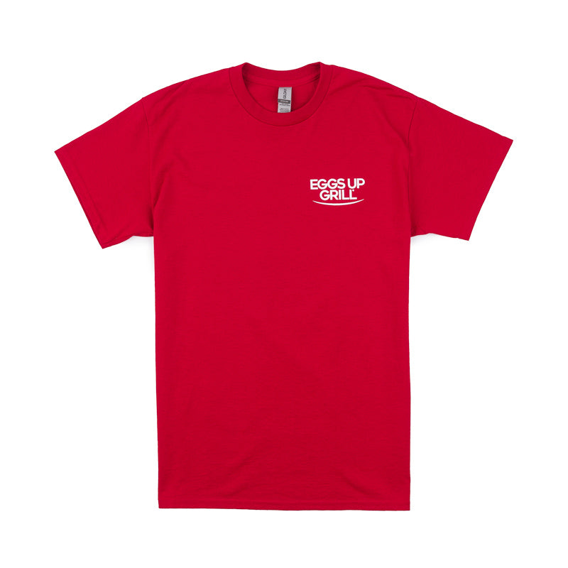 Life's Short, Have Lunch SS Tee - Sport Scarlet Red