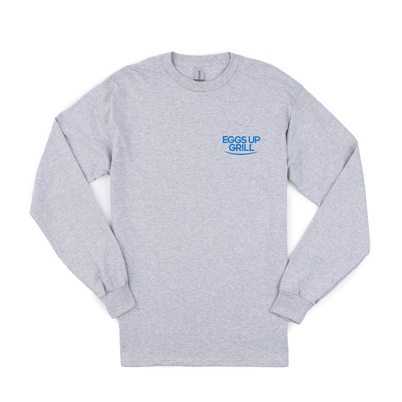 Rise & Dine Breakfast LS Tee - Sport Grey