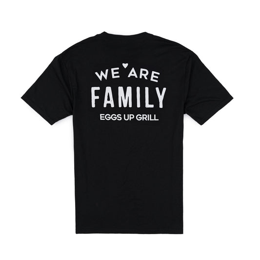 We Are Family Triblend Tee - Black