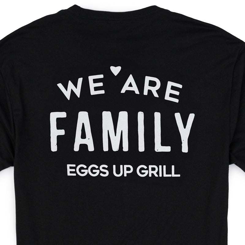 We Are Family Triblend Tee - Black