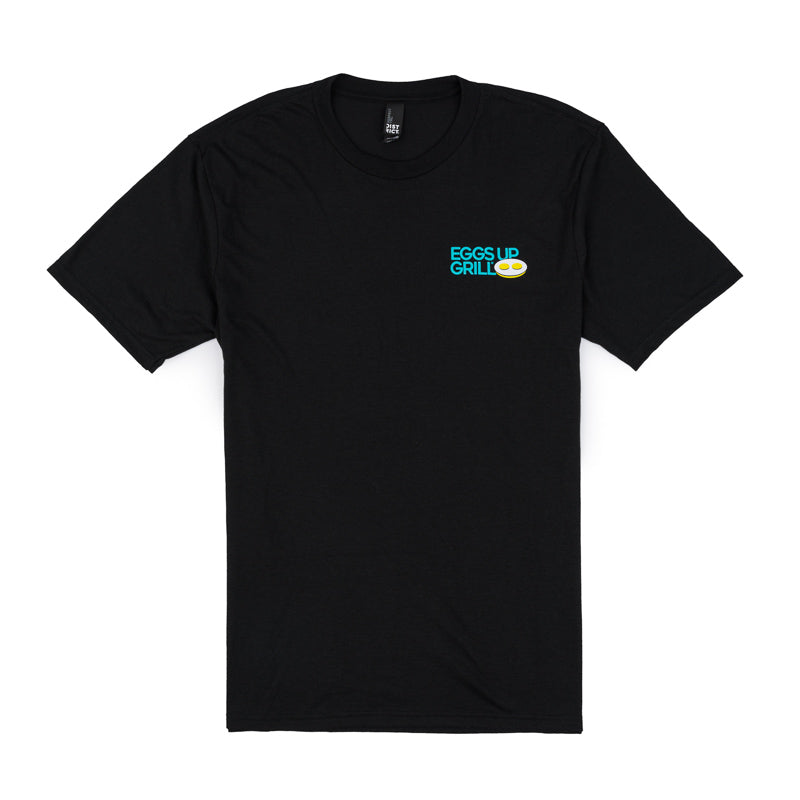 Rise n Dine Triblend Tee - Black