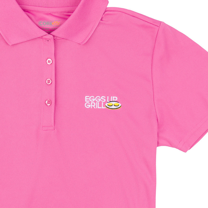 Women's Core Performance Polo - Charity Pink