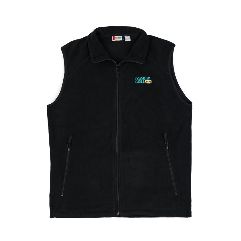 Men's Fleece Vest - Black