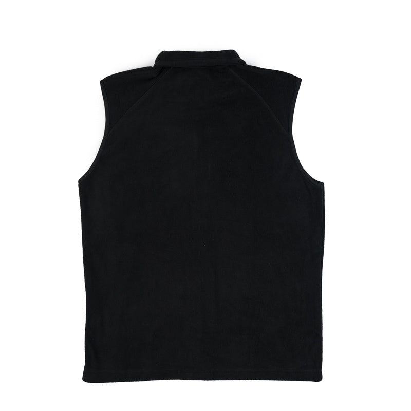 Men's Fleece Vest - Black