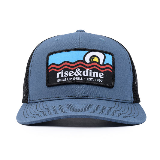 Rise n Dine Trucker Cap - Slate / Black