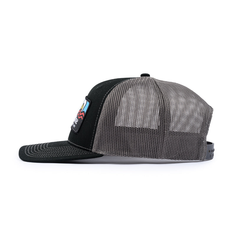 Rise n Dine Trucker Cap - Black / Charcoal