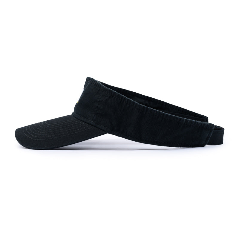 Cotton Twill Visor - Black